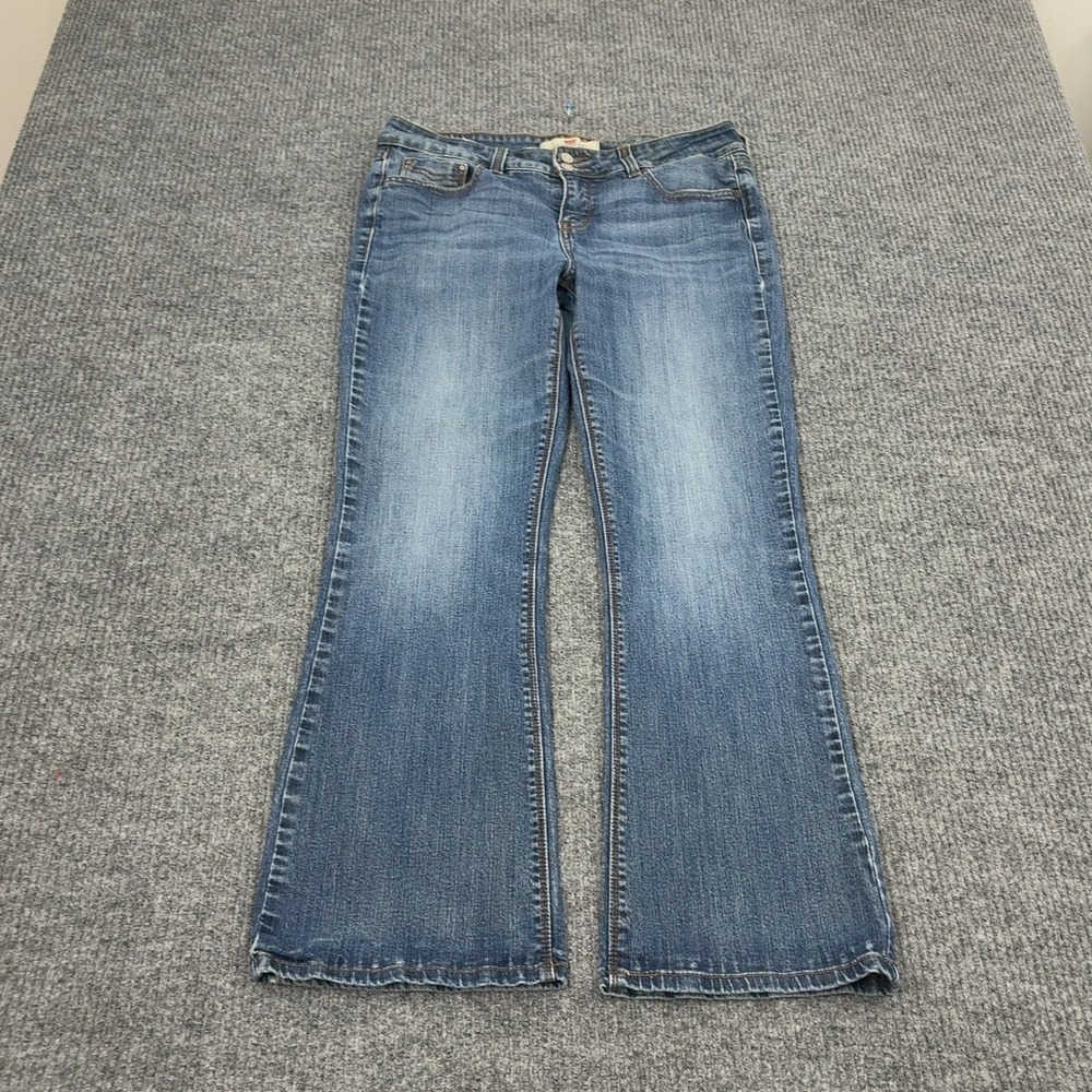 Levis 526 Slender Boot Jeans Womens 8 Blue Cotton Denim Flap Pocket Bootcut Y2K